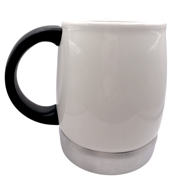 Starbucks Ceramic Stainless Steel Coffe Mug With Black Handle Starbucks - Picture 3 of 6